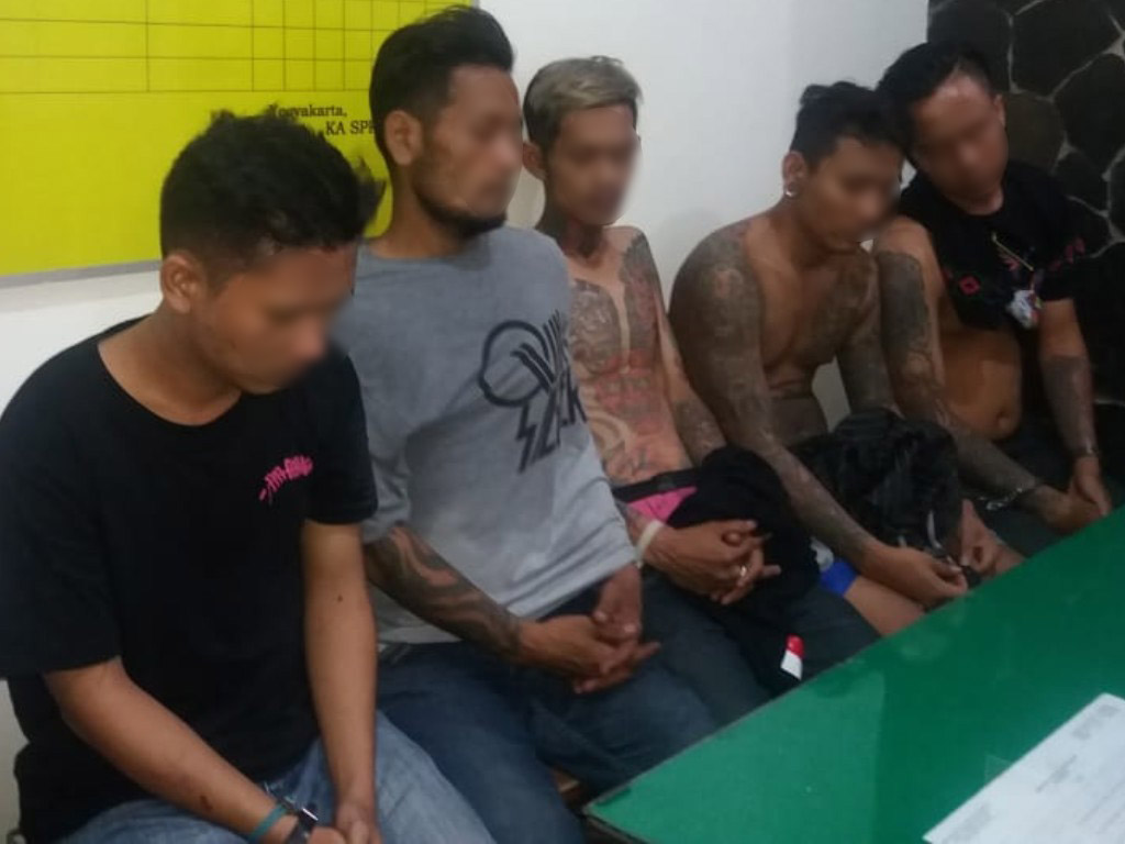 Pelaku pengeroyokan di Kota Yogyakarta