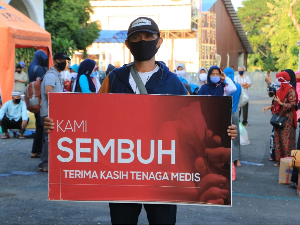 Pasien Sembuh Covid-19 Surabaya
