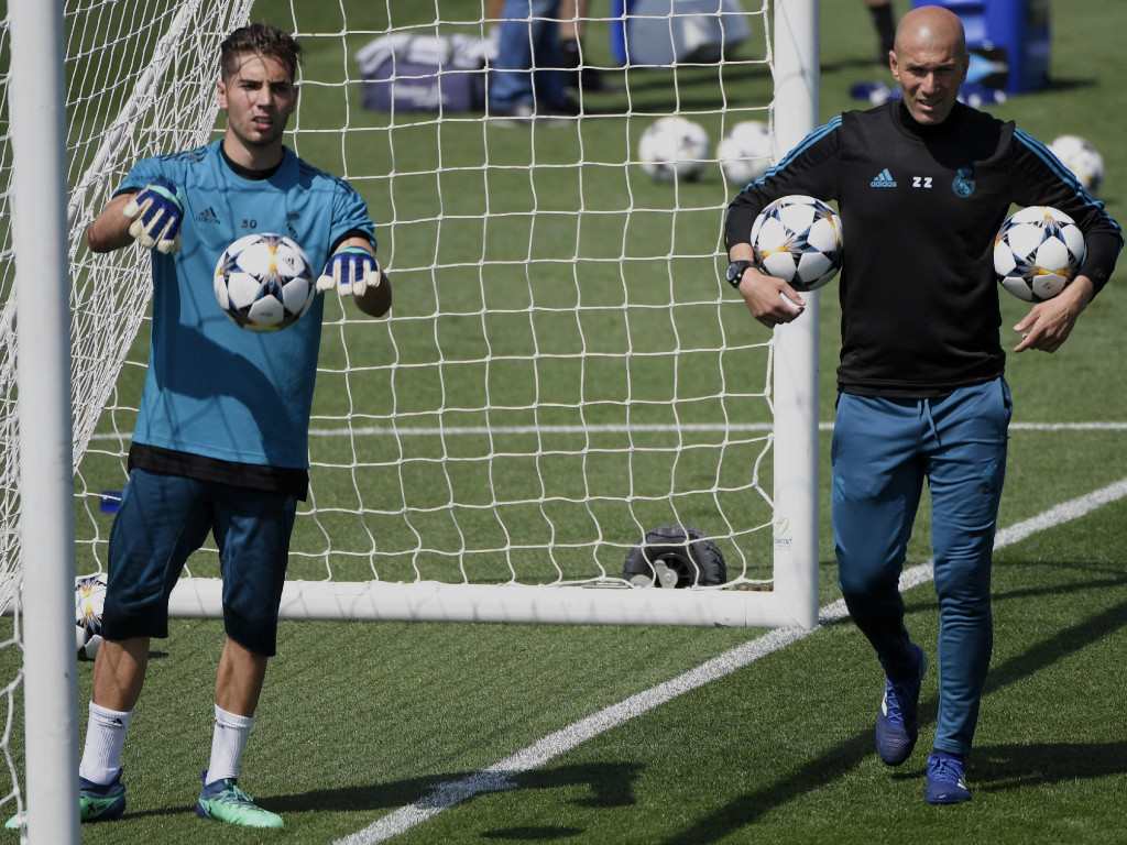 Luca Zidane dan Zinedine Zidane