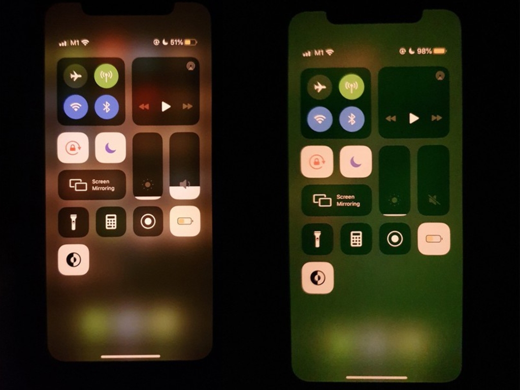 Greentint pada iPhone 11