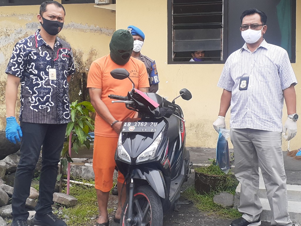 penggelapan motor rental di sleman