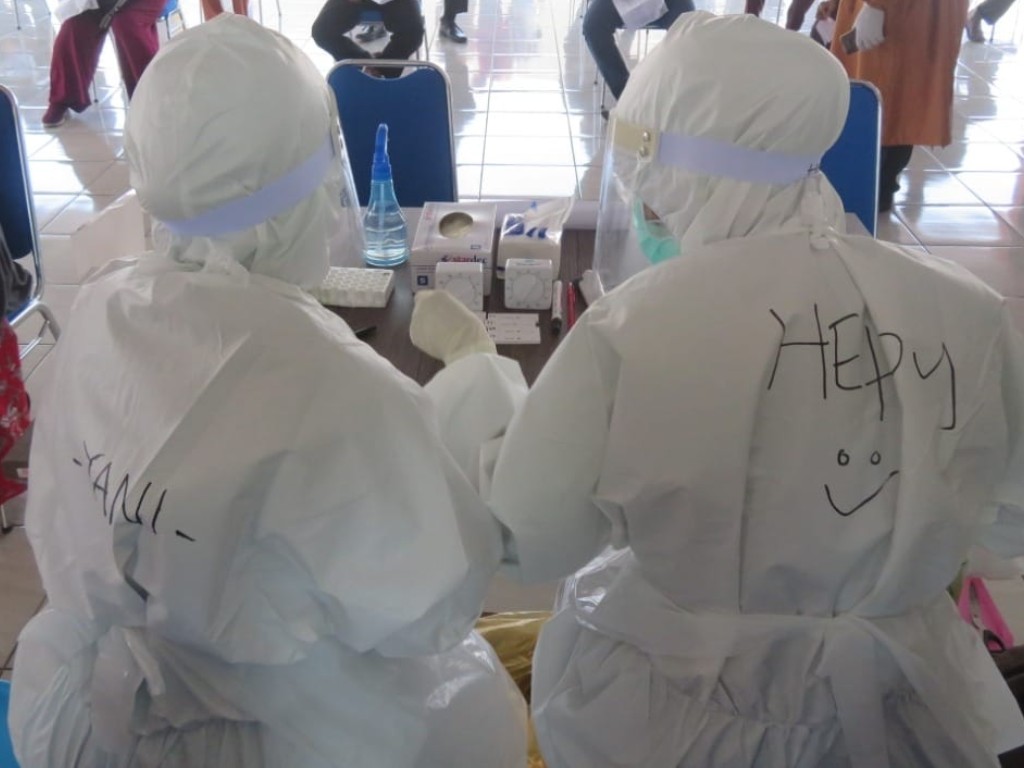 Rapid test massal di Sleman