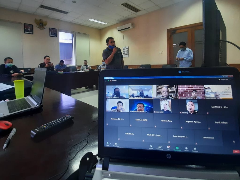 rapat virtual DPD RI