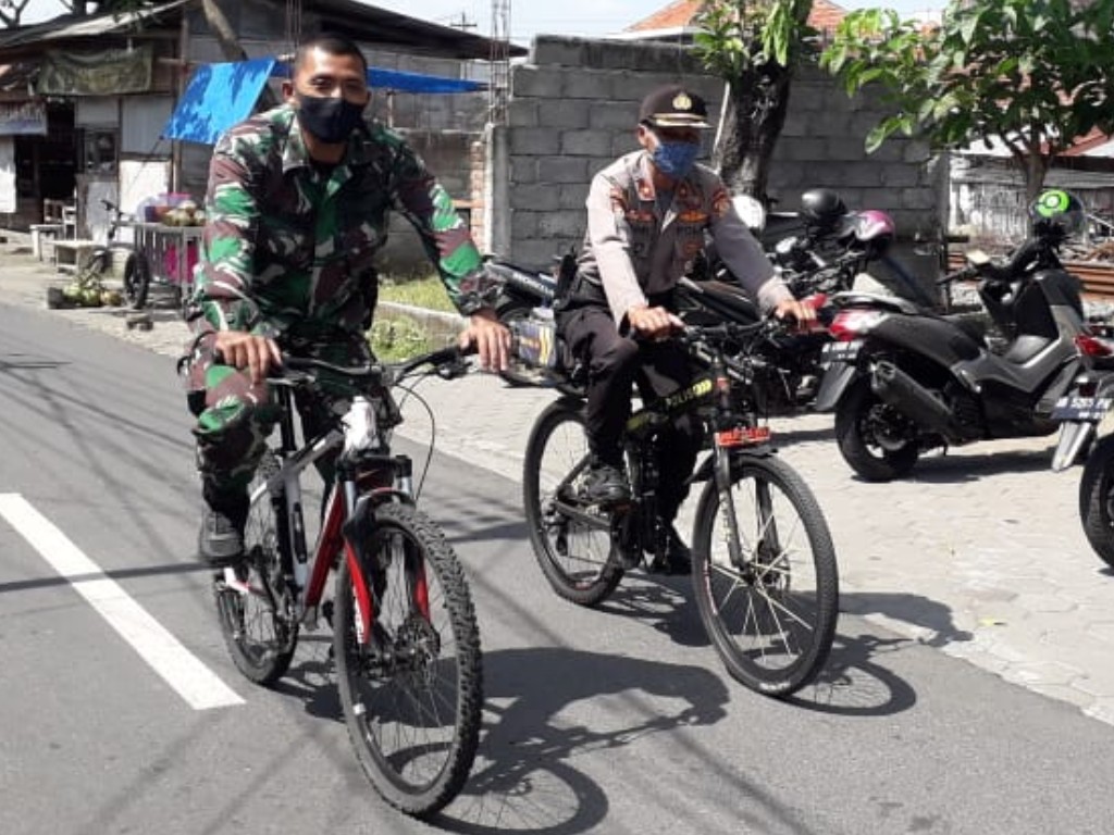 Patroli pakai sepeda di Yogyakarta