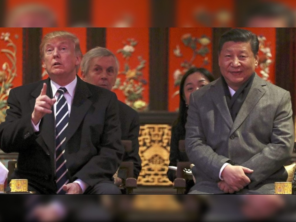 Presiden Donald Trump dan Presiden Xi Jinping