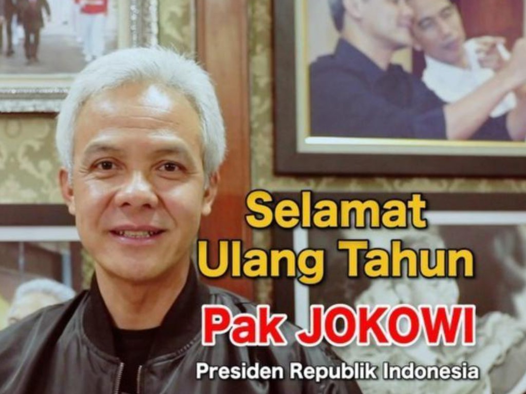 Ultah Jokowi Ganjar1