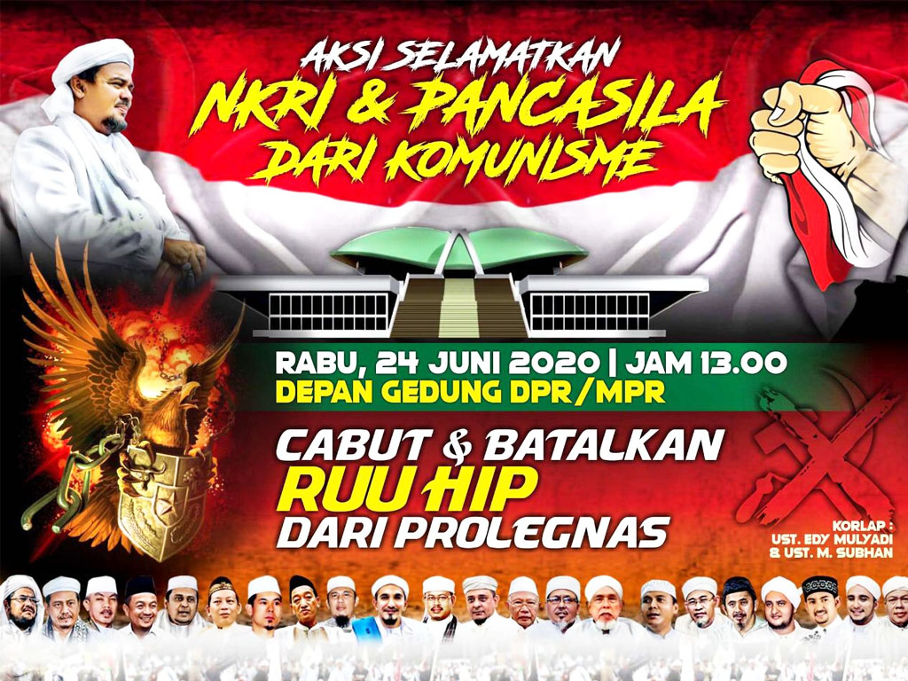 Poster Aksi PA 212 dan FPI