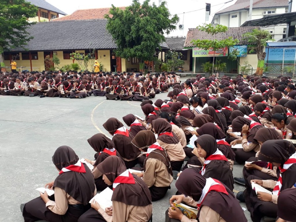 kegiatan siswa SMP di Semarang