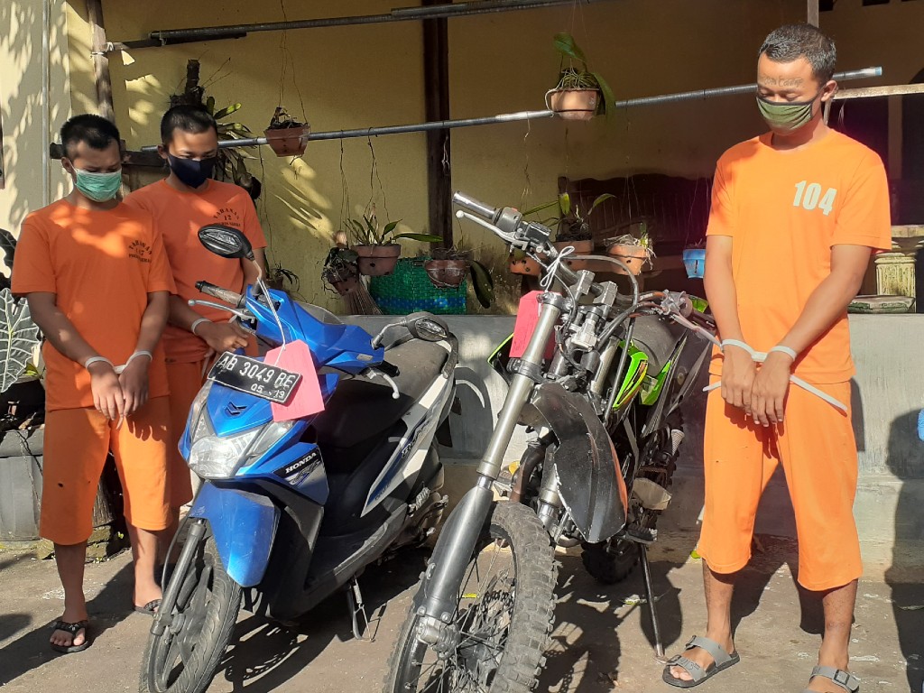 Komplotan Curi Motor di Sleman