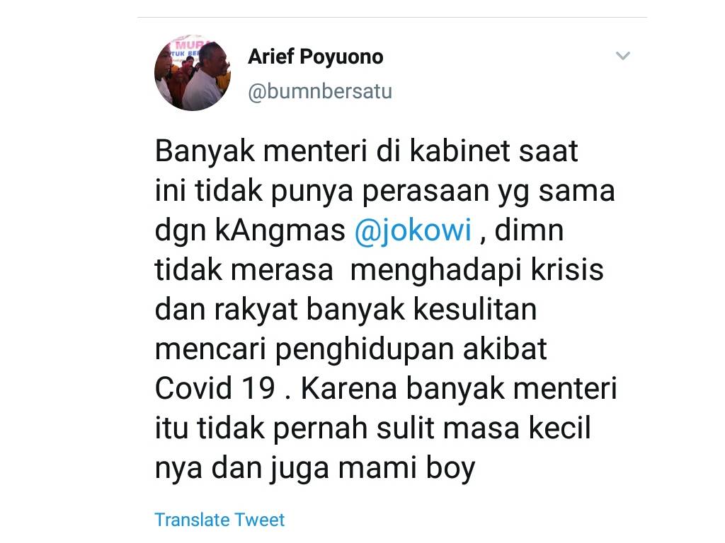 Arief Poyuono