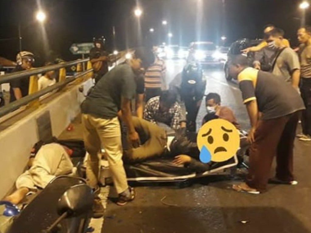 Kecelakaan di Lempuyangan Yogyakarta