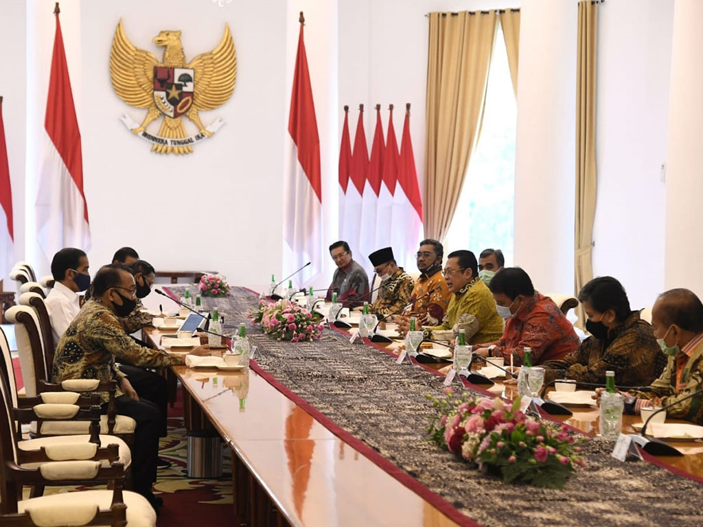 Jokowi dan Pemimpin MPR