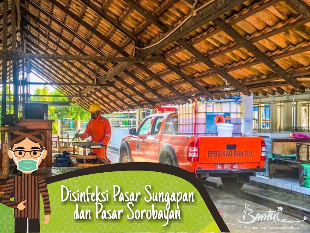 Dua Pasar di Bantul Ditutup