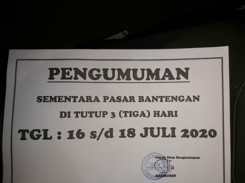 Pasar Bantengan Bantul