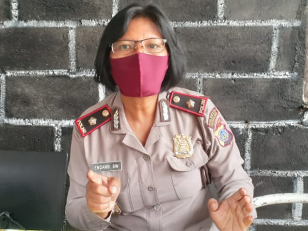 Kapolsek Wirobrajan Kompol Endang Sri Widiyanti