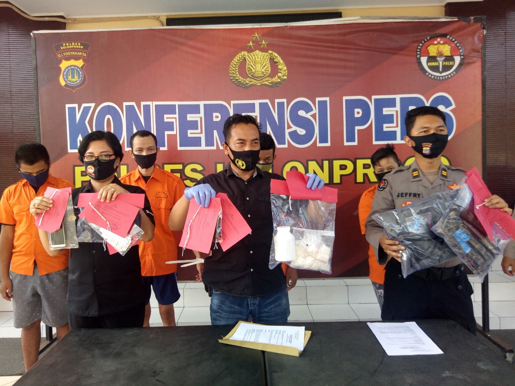 Barang Bukti di Polres Kulon Progo