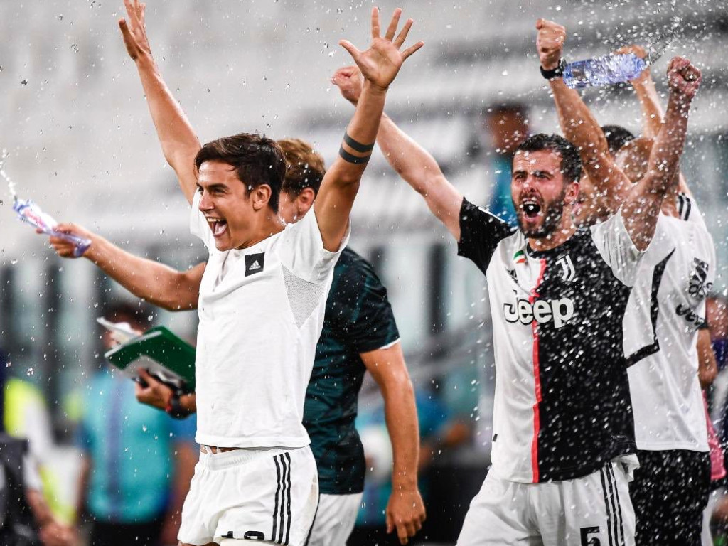 Perayaan juara Juventus