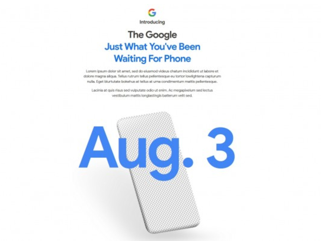 Pengumuman perilisan Google Pixel 4A