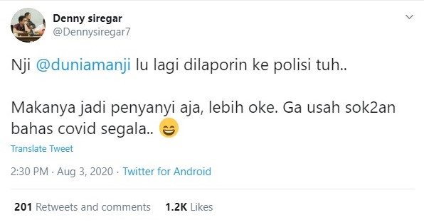 Twitter Denny Siregar