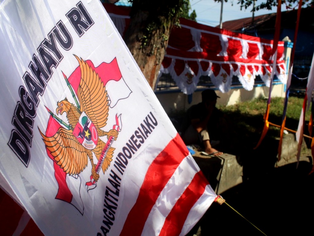 Bendera Merah Putih di Aceh