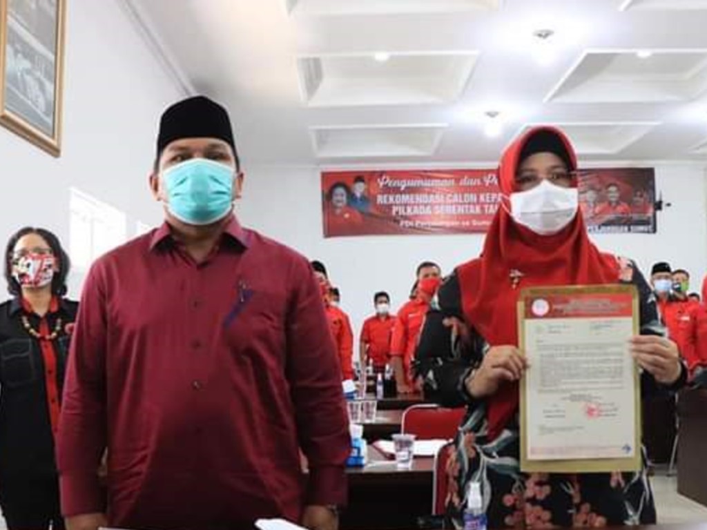 Paslon PDIP di Binjai