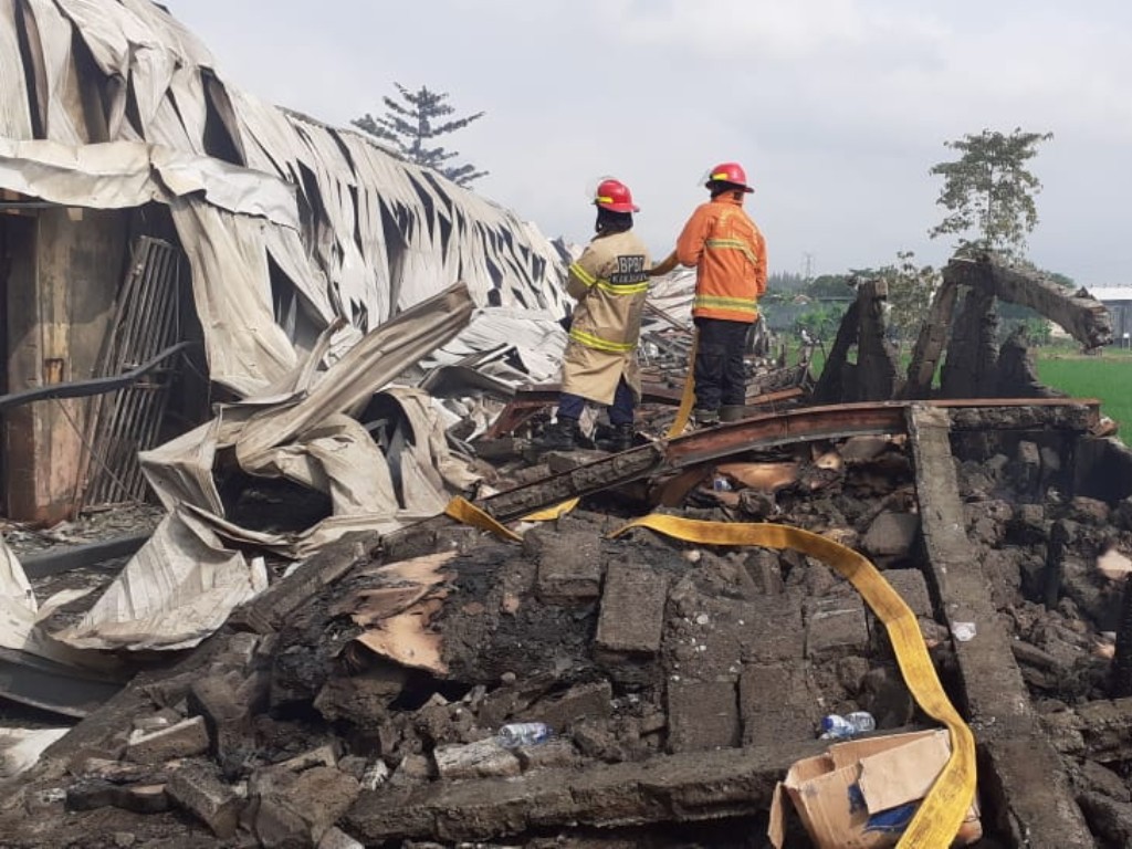 Puing Kebakaran di Bantul