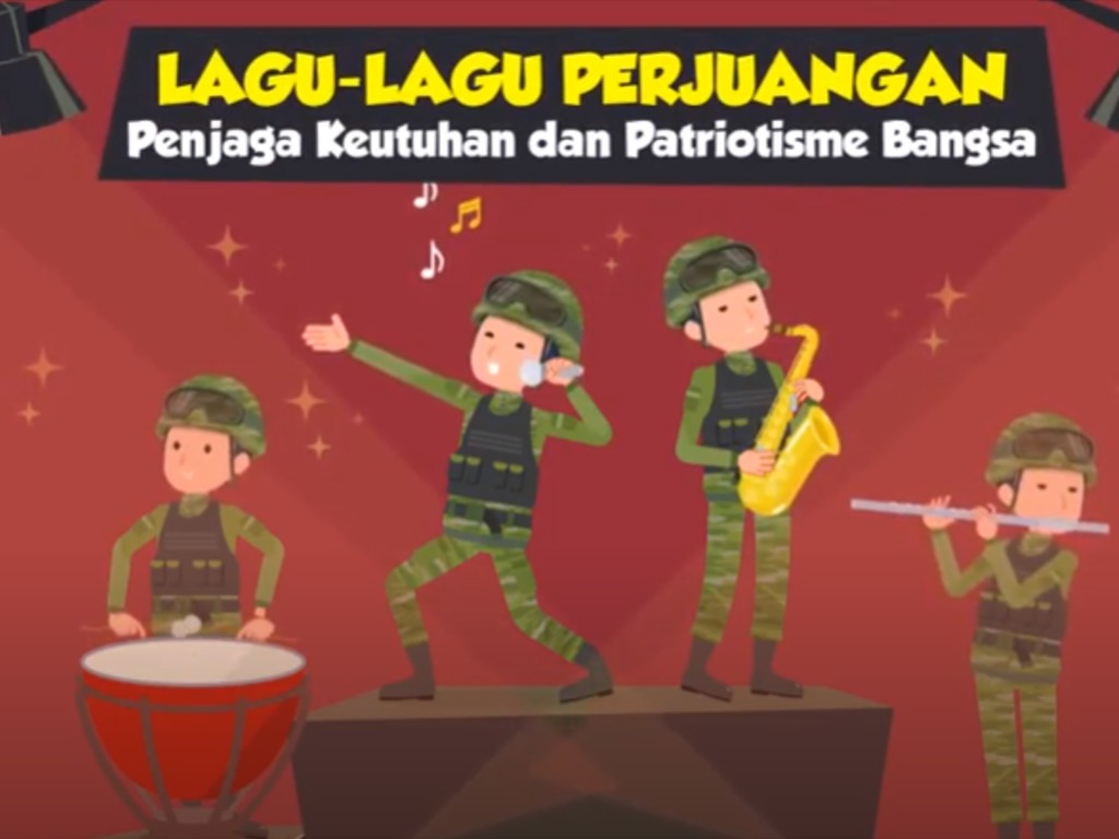 Ilustrasi Lagu Perjuangan