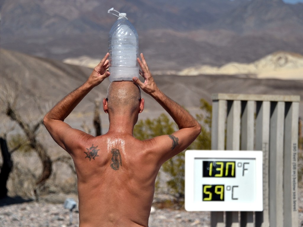 Foto: Death Valley Amerika Serikat Dilanda Suhu Panas Ekstrem 54 Celcius