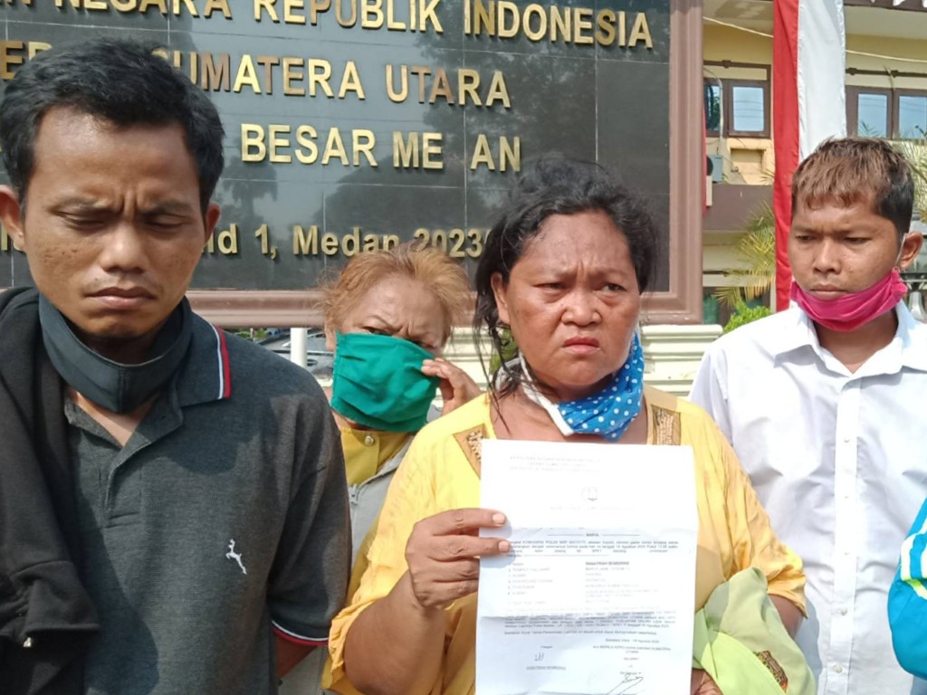 Keluarga Tahanan Tewas di Medan
