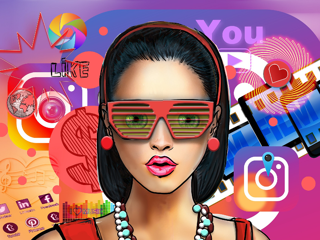 Ilustrasi influencer