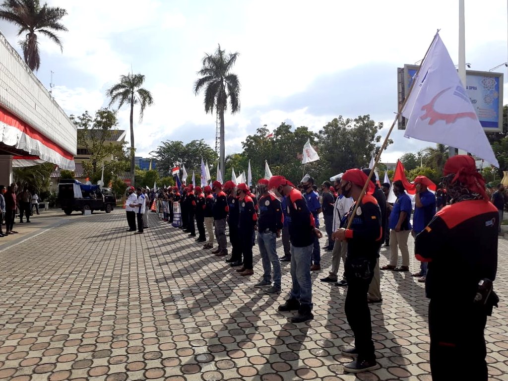 Demo Buruh di Aceh