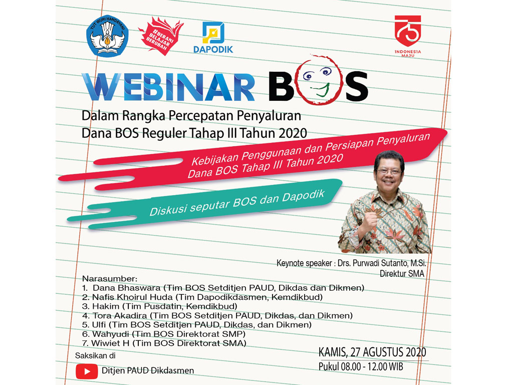Webinar Penyaluran Dana BOS