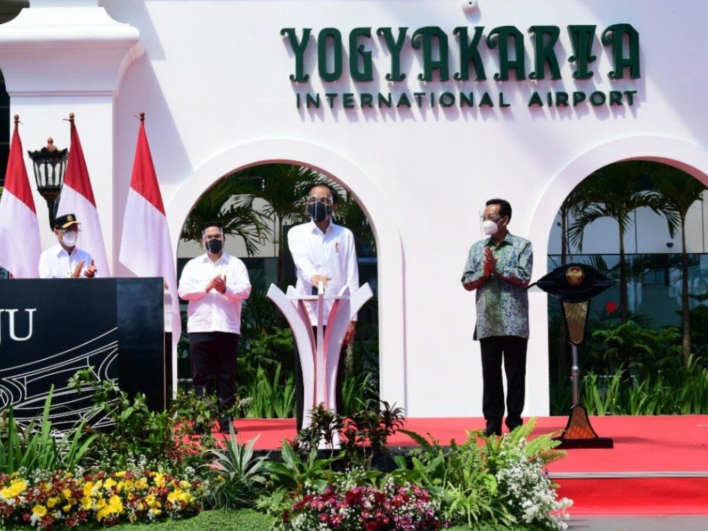 Presiden Jokowi Resmikan Bandara YIA di Kulon Progo
