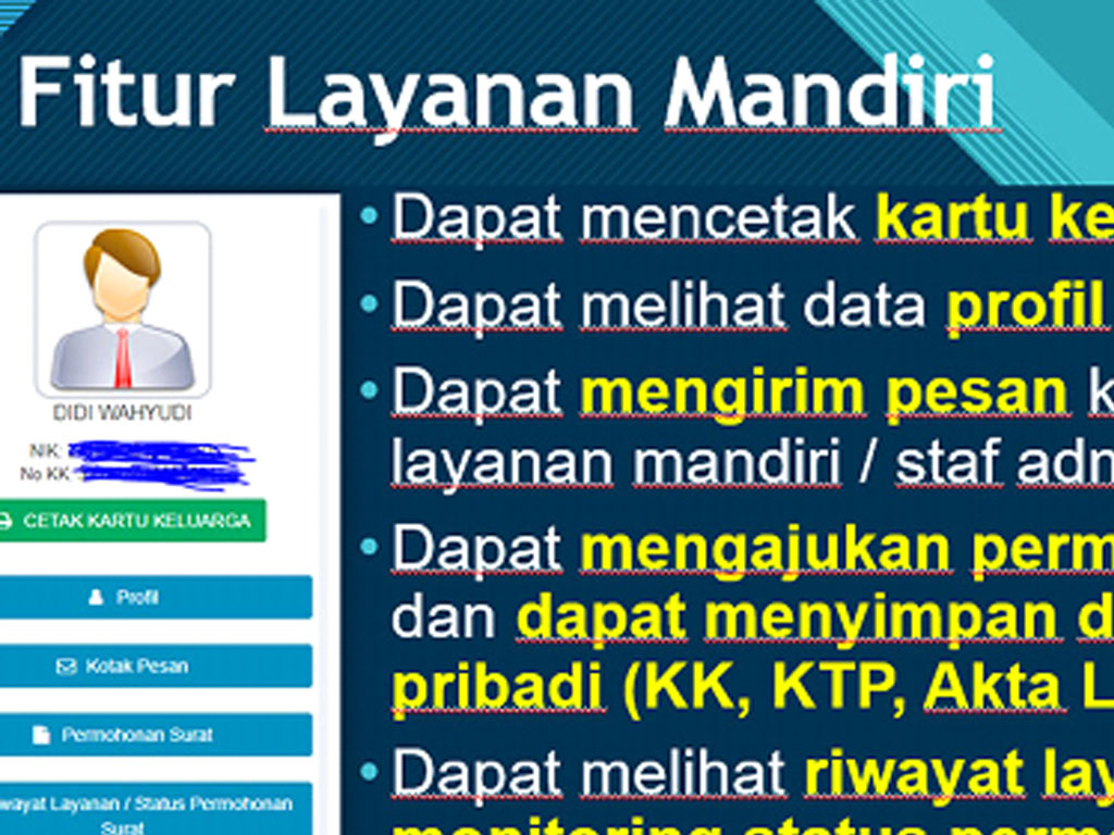 fitur layanan mandiri indramayu