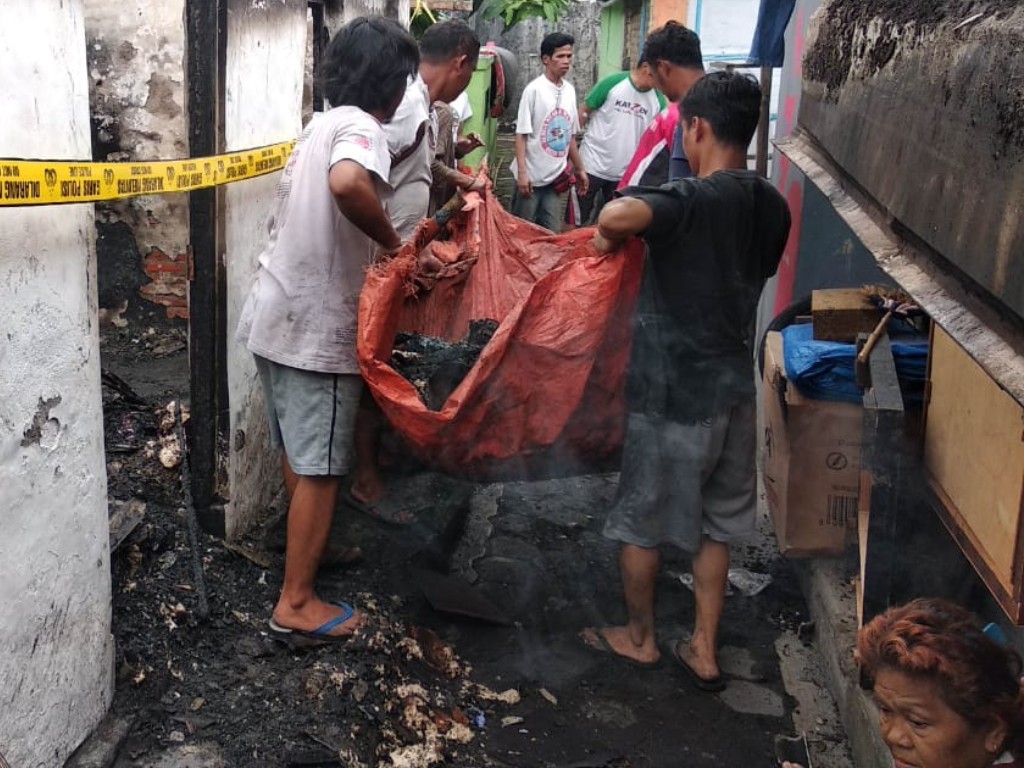 Rumah Terbakar di Yogyakarta