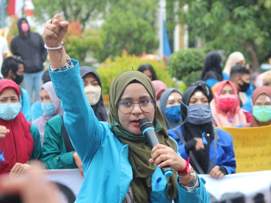 Mahasiswa Demo di Aceh