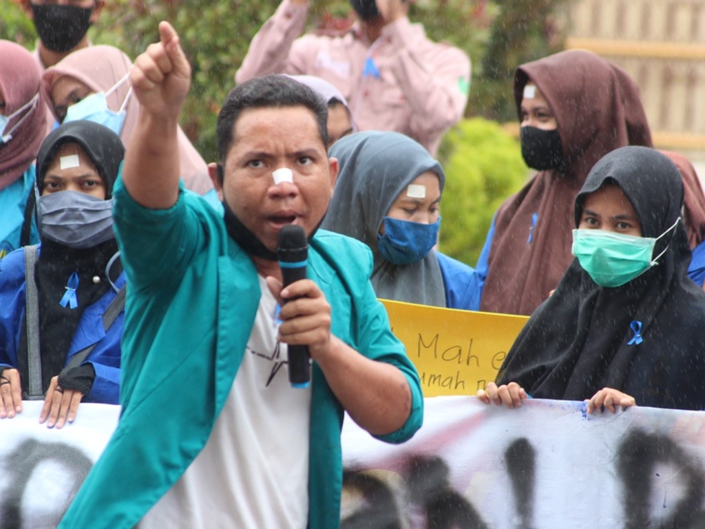 Mahasiswa Demo di Aceh