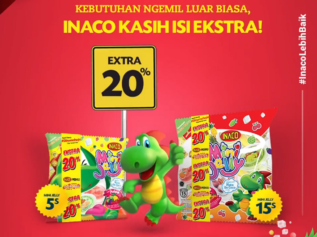 INACO ekstra 20 persen