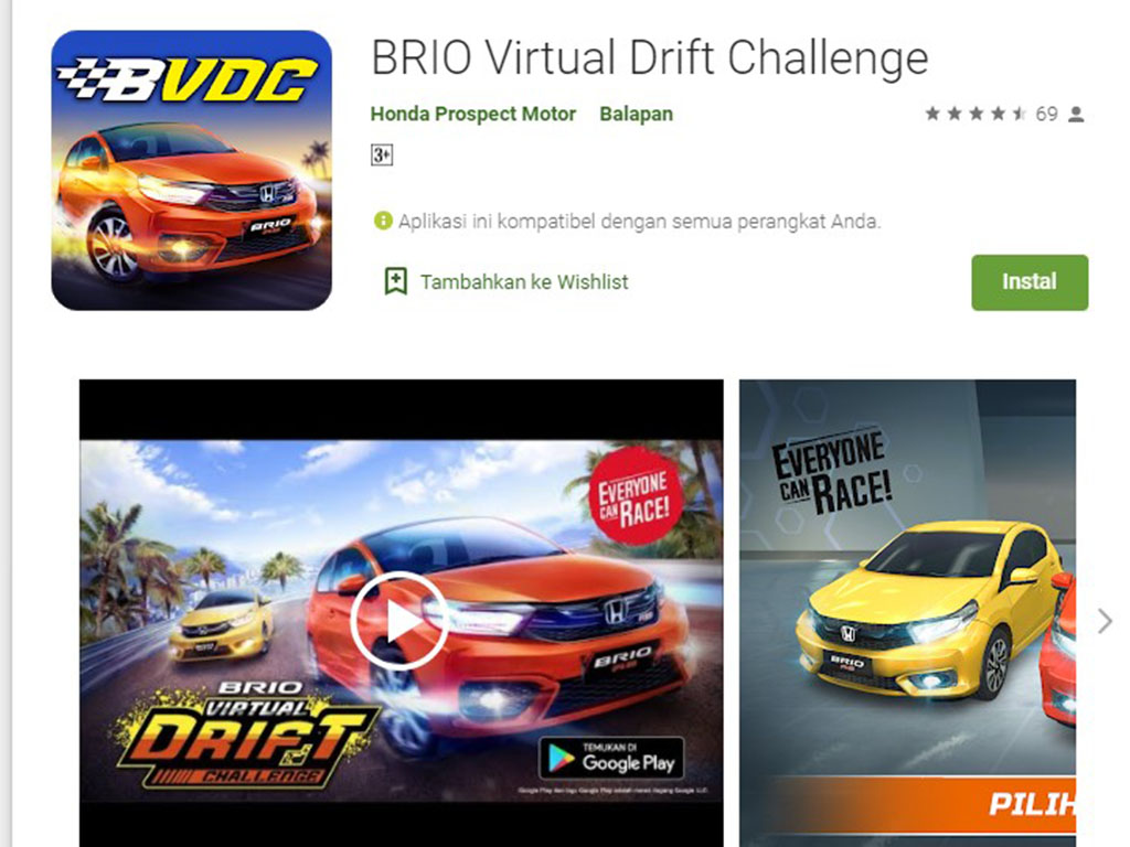 Brio Virtual Drift Challenge