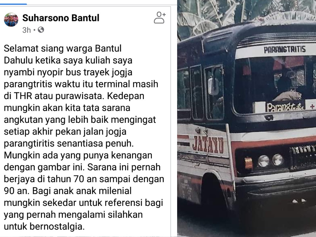 Bupati Bantul Supir Bus