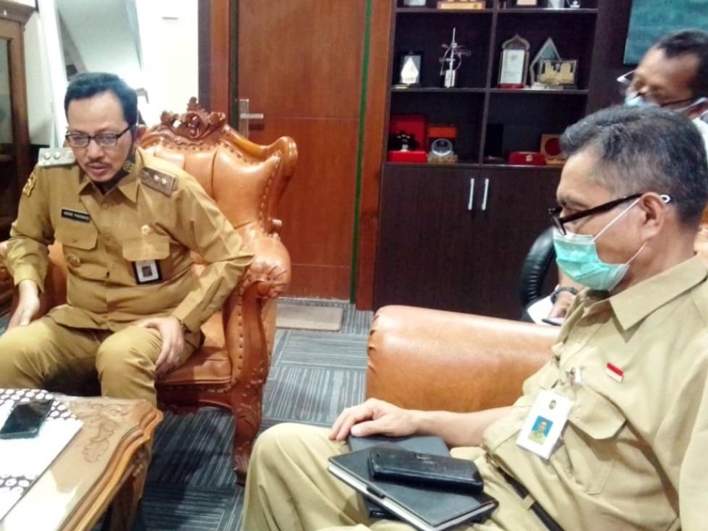 Sekretaris Dinas Kesehatan Kota Yogyakarta Tri Mardoyo (kanan)