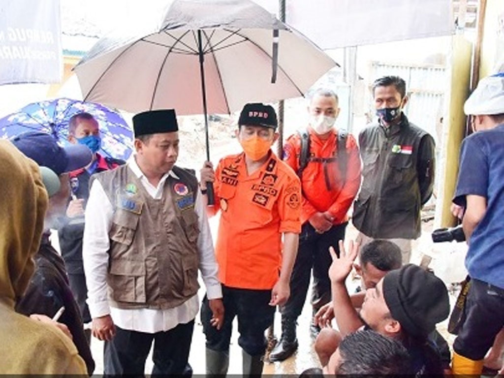 wagub jabar tinjau longsor