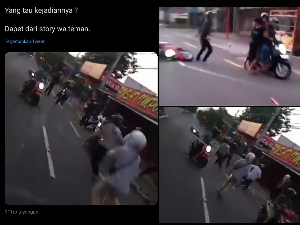 Video Keributan Remaja di Yogyakarta