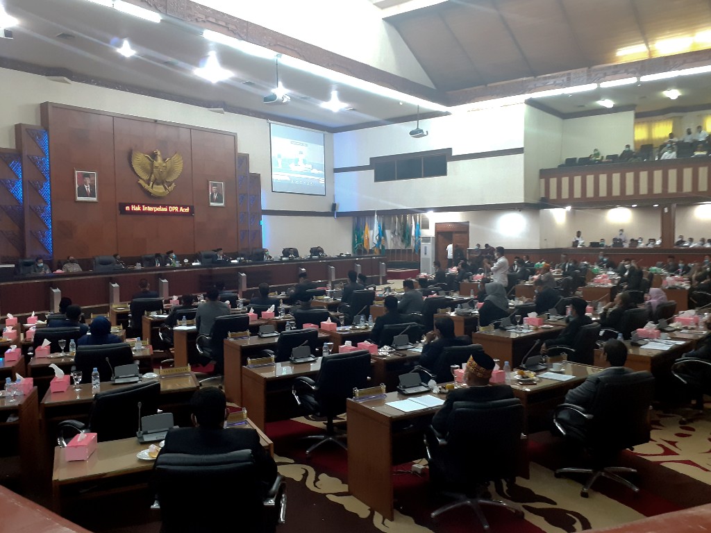 Rapat DPRA Aceh