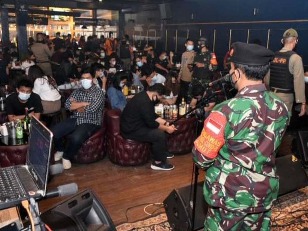 Pembubaran THM di Medan