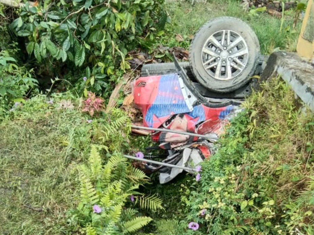 Kecelakaan Mobil di Simalungun