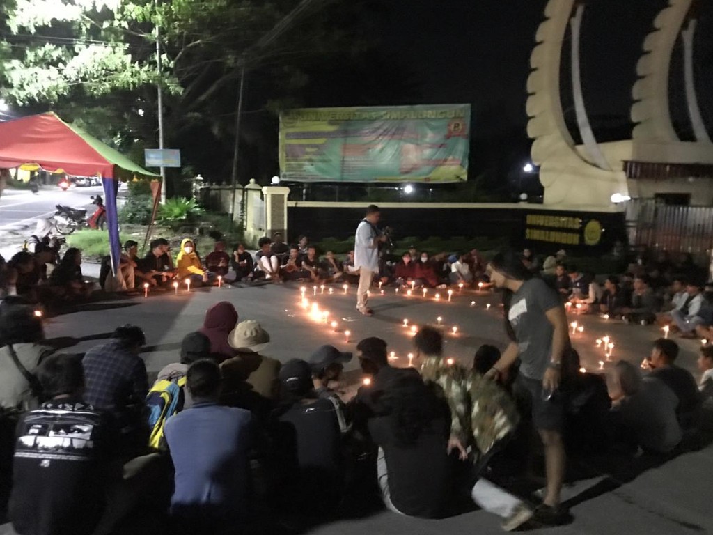 Aksi Mahasiswa Siantar