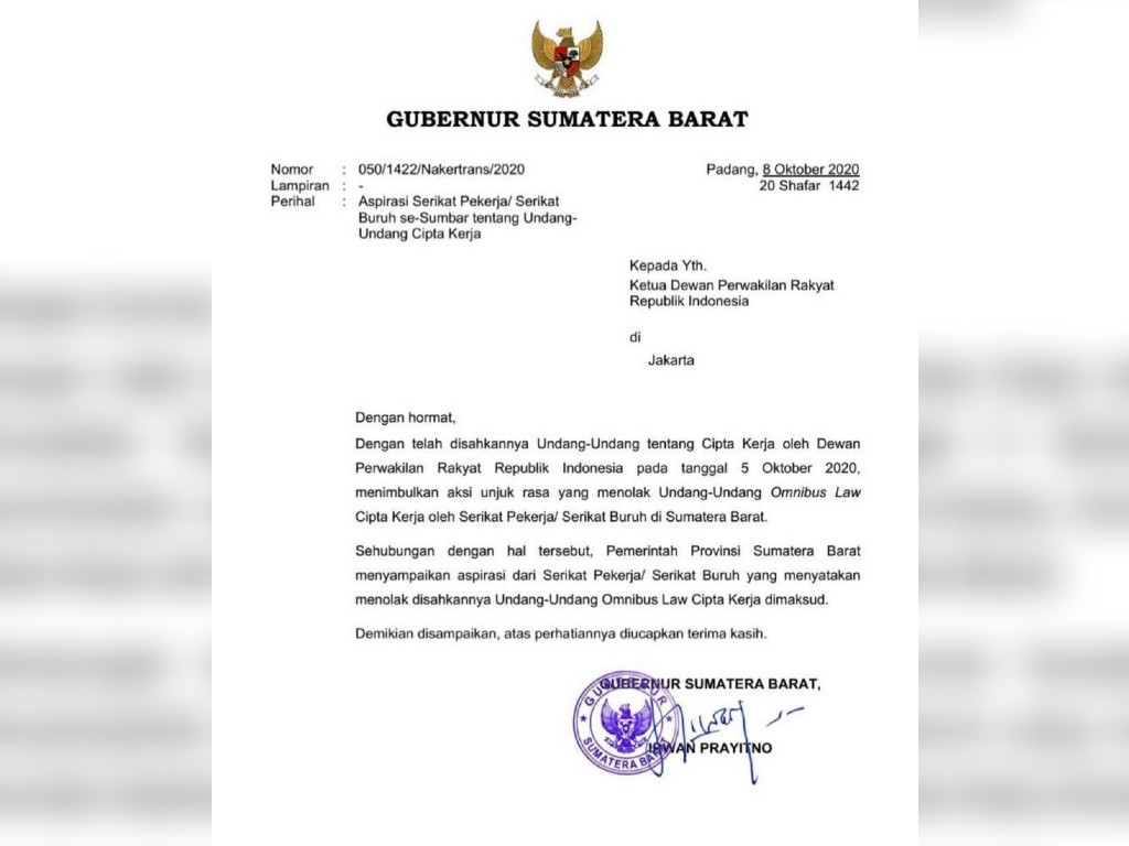 Gubernur Sumbar
