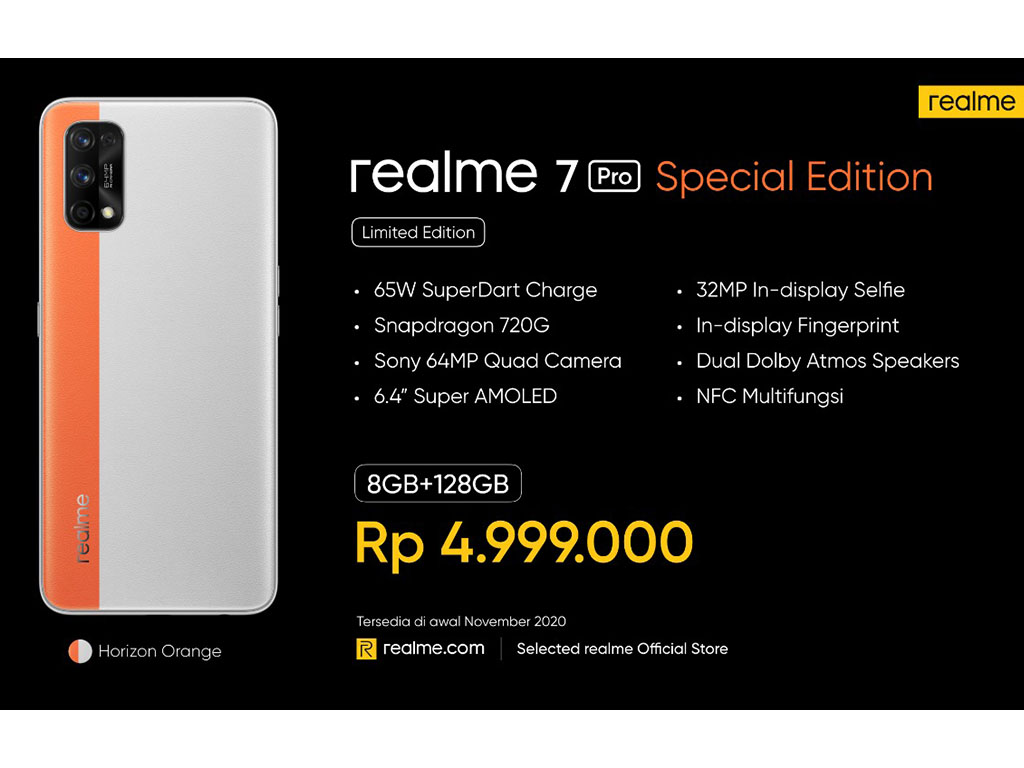 Info ttg Harga Hp Realme 7 Pro Di Indonesia Aktual