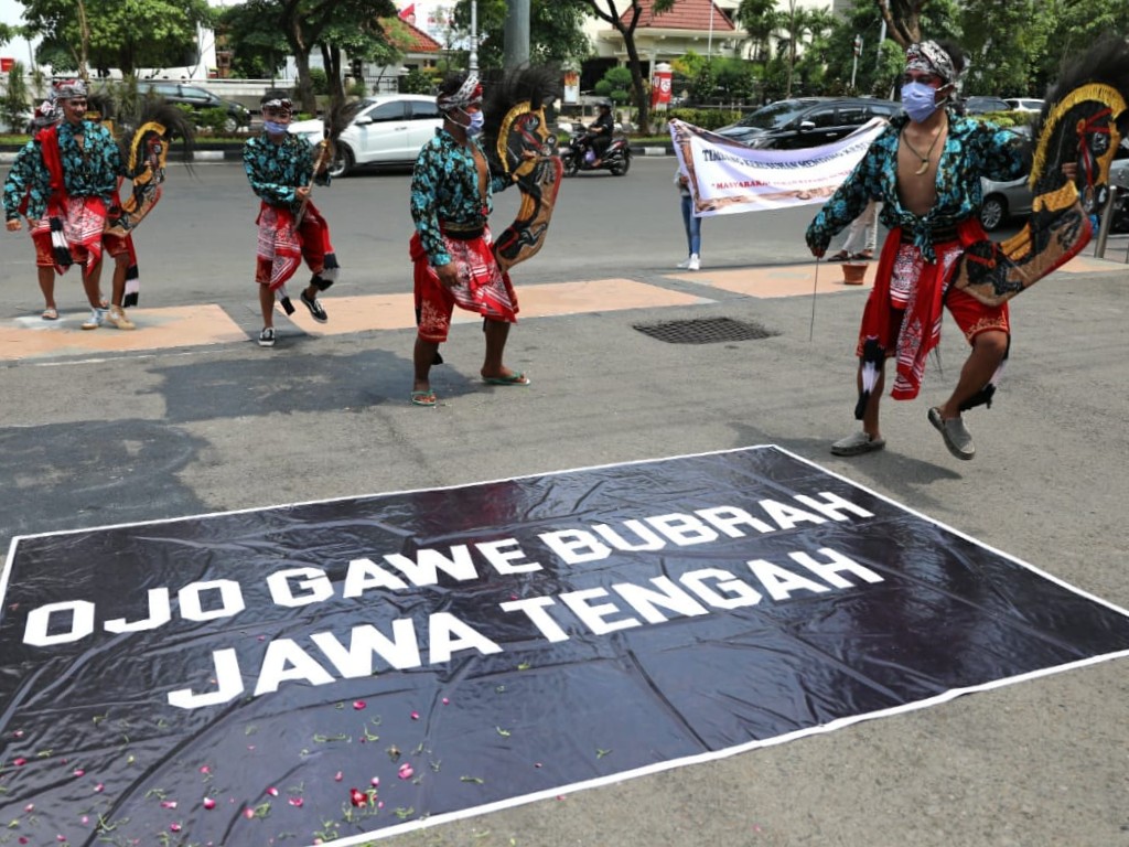 demo jaran kepang semarang